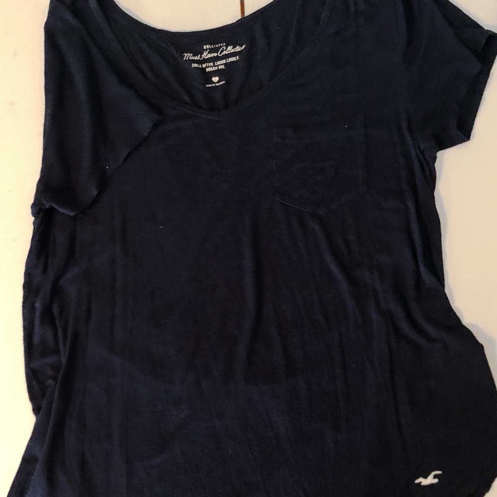 hollister blue short sleeve